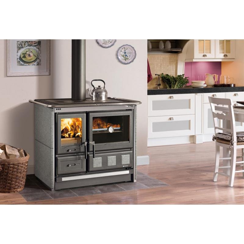 Cuisinière à bois raccordable en pierre - LA NORDICA Rosa XXL 5.0 Petra 11 kW – Image 7