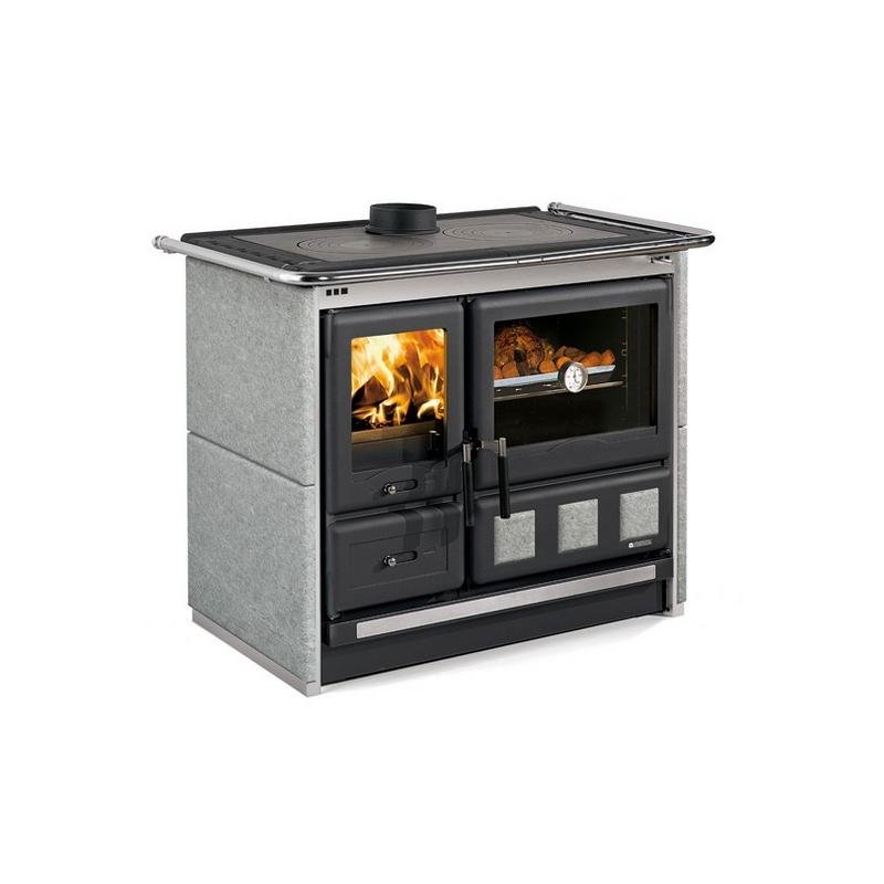 Cuisinière à bois raccordable en pierre - LA NORDICA Rosa XXL 5.0 Petra 11 kW