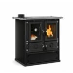 Cuisinière à bois Rosetta Sinistra BII Steel 9kW