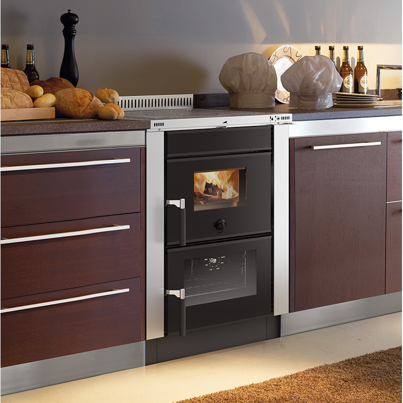 Cuisinière à bois encastrable Vicenza Evo - 6 Kw