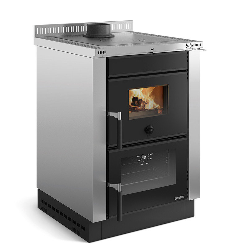 Cuisinière à bois encastrable Vicenza Evo - 6 Kw – Image 3